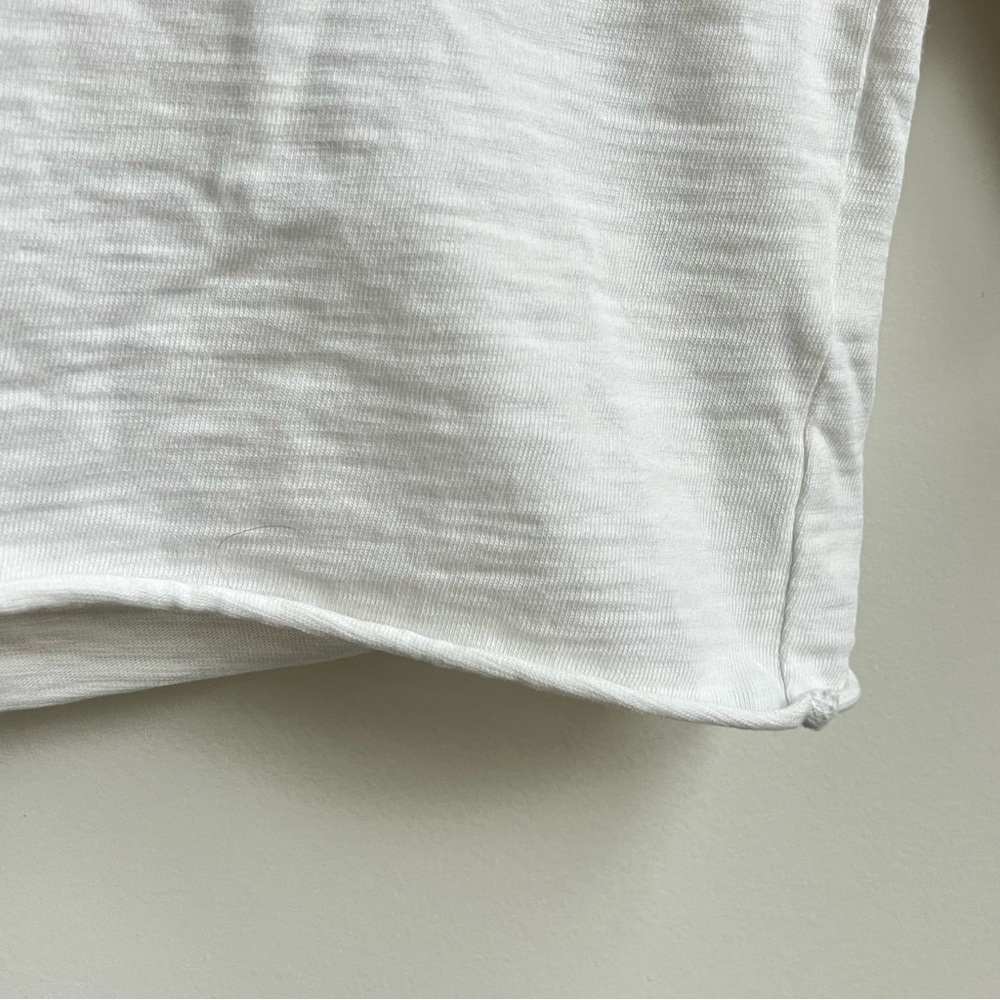 Nation LTD Jude Embroidered Smocked Ballon Sleeve V-neck White Top XS Patriotic - Picture 7 of 12